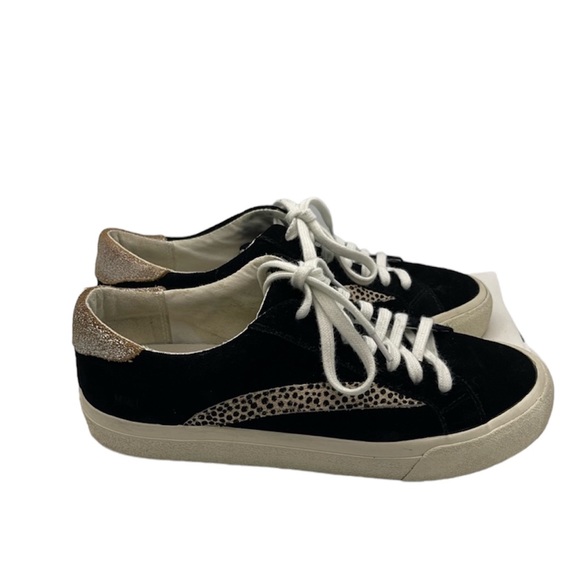 Madewell Shoes - Madewell Womens Sidewalk Low Top Sneakers  Black W’S 6 M M’S 4.5 M